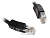 Кабель патч-корд .Patch cord кат.6  0.5м, чёрный