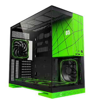 Корпус Geometric Future Model 5 NV Style Limited Edition ARGB ATX чёрный/Green