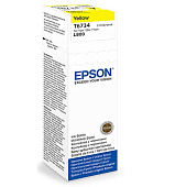 Картридж струйный EPSON T6734 для Epson L800/L805/L810/L850/L1800, жёлтый