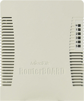 Wi-Fi роутер Mikrotik RB951Ui-2HnD (802.11b/g/n, 2.4 ГГц, 5*LAN, PoE, USB)