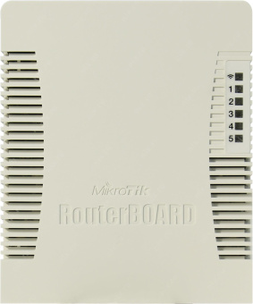 Wi-Fi роутер Mikrotik RB951Ui-2HnD (802.11b/g/n, 2.4 ГГц, 5*LAN, PoE, USB)