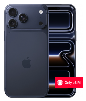 Смартфон Apple iPhone 17 Pro Max  512Gb Deep Blue eSim (синий) (без RuStore)