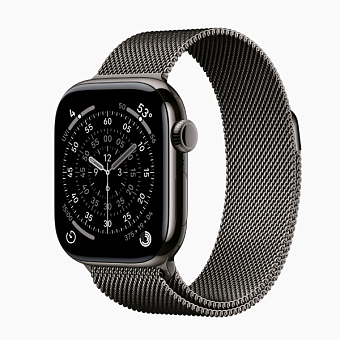 Смарт-часы Apple Watch Series 11 46mm Titanium Milanese Loop Slate (графитовый)