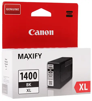 Картридж струйный Canon PGI-1400XL BK  для MAXIFY МВ2040/МВ2340 черный