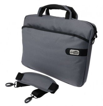Сумка для ноутбука 15" PC PET PCP-A1215GY нейлон, серая