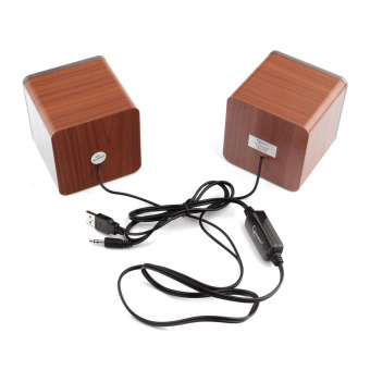 Акустическая система Gembird SPK-206 (5Вт, USB-питание, регулятор громкости) Brown
