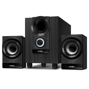 Акустическая система SVEN MS-150 black (2x3.5W+8W) дерево