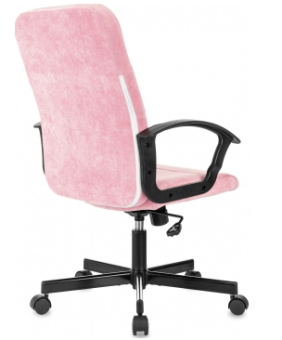 Кресло Бюрократ Triest Fabric (ткань, мех. качания, крест. металл, до 120 кг) розовый