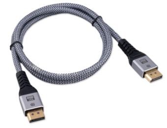 Кабель соединительный DP (m) < - > DP (m)  1.0м, ver 2.1, Cablexpert  тройной экран нейлон.оплетка с