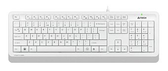Клавиатура проводная A4Tech Fstyler FK10 белый/серый