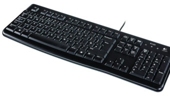 Комплект проводной (клавиатура+мышь) Logitech MK120 Desktop USB Black