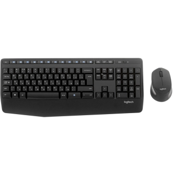 Комплект беспроводной (клавиатура+мышь) Logitech MK345 Wireless Combo USB Black