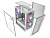 Корпус Powercase Alisio Micro Z3W ARGB mATX белый