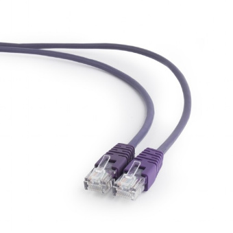 Кабель патч-корд .Patch cord кат.5e  2.0м, Cablexpert, многожильный, фиолетовый