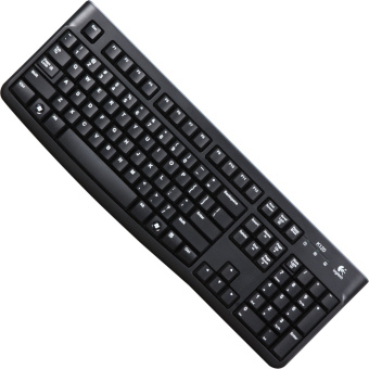 Клавиатура проводная Logitech K120 USB черный