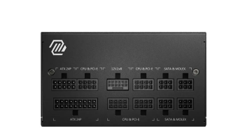 Блок питания 850W MSI MAG A850GL PCIE5 (80 Plus Gold/Cybenetics Gold/PPLP Gold)