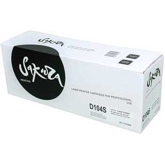 Картридж лазерный Sakura .SAMLTD104S (MLTD104S) для Samsung SCX-3205,SCX-3200,ML-1667,ML-1665,ML-1660, черный