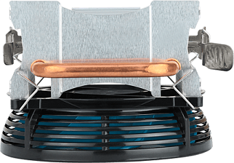 Кулер для процессора Aerocool Verkho 1-3P 3-pin, 90 мм, 1200/1151/AM4, 100W
