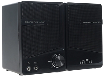 Акустическая система OKLICK OK-126 (2x3W, питание от USB) black