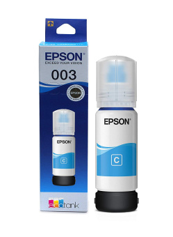 Картридж струйный EPSON 003C для Epson L3100/L3101/L3110/L3115/L3150 голубой, для азиатских устройст