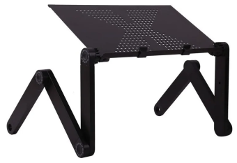 Подставка для ноутбука 15" BURO BU-807 (стол для ноутбука, столешница металл, 42x26см) Black