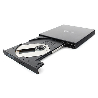 Внешний привод DVDRW Gembird DVD-USB-02 USB2.0 пластик, черный