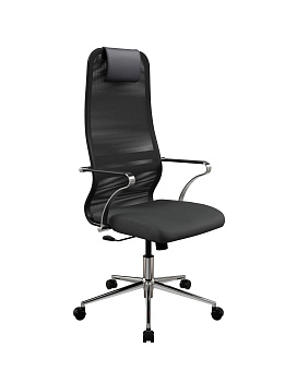 Кресло МЕТТА ErgoLife S 8 B1-8K - Сетка(X1)+ОбивкаUMF(X1) Черный