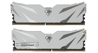 Модуль памяти DDR4 16Gb PC4-25600 3200MHz Netac Shadow III White (Kit of 2)