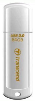 Флешка .64Gb Transcend JetFlash 730 USB3.0 белый