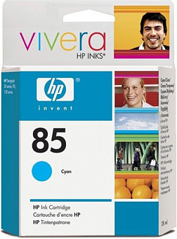 Картридж струйный HP 85 (C9425A) для HP Designjet 30/90/130, голубой
