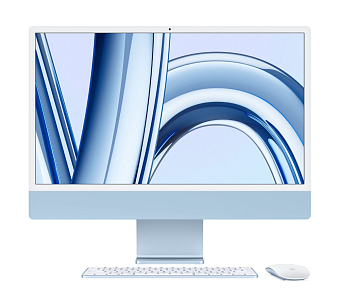 Моноблок Apple iMac 24" 2023 M3 16G  256G 10-Core Blue (синий)