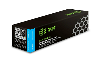 Картридж лазерный Cactus CSP-W2031X для HP LJ M454/MFP M479 голубой