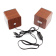 Акустическая система Gembird SPK-206 (5Вт, USB-питание, регулятор громкости) Brown (коричневый)