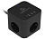 Сетевой фильтр Cablexpert Cube CUBE-3-CU3-B-1.5, 3р, 10А, 1xType-C PD, 3xUSB, 1.5м, черный
