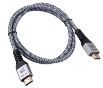 Кабель соединительный HDMI (m) < - > HDMI (m)  1.0м, ver 2.2, Cablexpert, экранированный, нейлон.опл