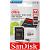 Карта памяти microSD 64Gb Sandisk Ultra microSDXC CLASS 10 UHS-I 100MB/s + SD адаптер