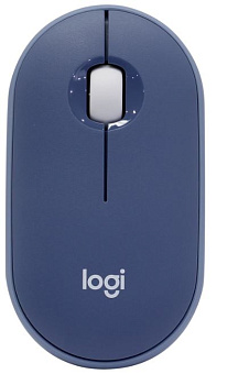 Мышь беспроводная Logitech M350 Bluetooth Pebble Blue