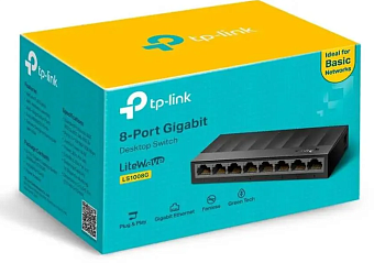 Коммутатор .8 port TP-Link LS1008G 1000 Мбит/сек