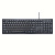 Клавиатура проводная Gembird KB-8360U (USB HUB на 2 порта, оранжевая кириллица, кабель 1.5м) черный