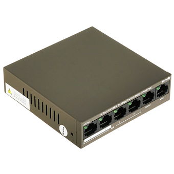Коммутатор .6 port Tenda TEF1106P-4-63W 100 Мбит/с 4*PoE