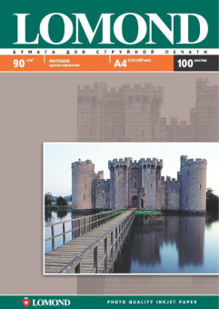 Бумага Lomond [A4] матовая,  90гр/м2, 100л