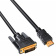 Кабель соединительный HDMI (m) < - > DVI (m), 10.0м, Buro, феррит.кольца черный