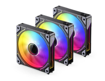 Комплект вентиляторов JONSBO ZH-120B (3 in 1) ARGB Black