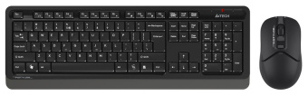 Комплект беспроводной (клавиатура+мышь) A4Tech Fstyler FG1012 Wireless черный