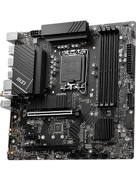 Материнская плата Socket-1700 MSI PRO B760M-A WIFI (B760) 4xDDR5 HDMI DP mATX