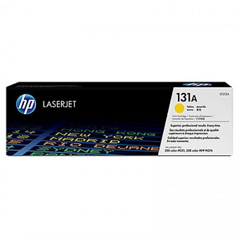Картридж лазерный HP 131A (CF212A) для HP Pro 200 M251/M276, 1800 стр. желтый