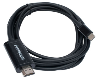 Кабель-переходник USB Type-C < - > HDMI, Гарнизон v1.4 1.8м черный