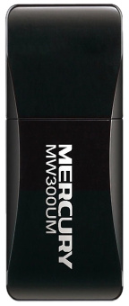 Сетевая карта USB2.0 Mercusys MW300UM N300 (802.11n, до 300Mbps, 2.4GHz)