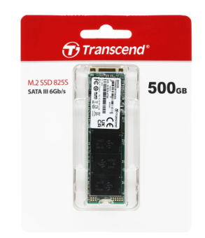 Накопитель SSD M.2 500Gb Transcend SSD 825S (SATA, 530/480 Мбайт/сек)