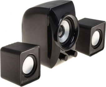 Акустическая система OKLICK OK-420 (2x3W+5W, питание от USB) black